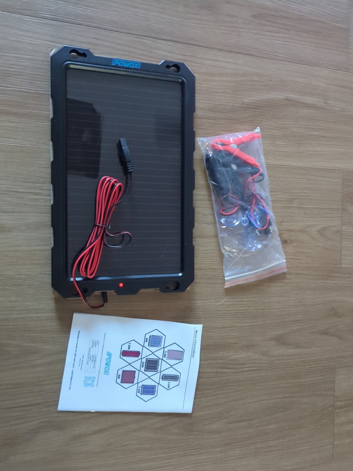 12V 3.3W Solar Car Battery Trickle Charger Maintainer