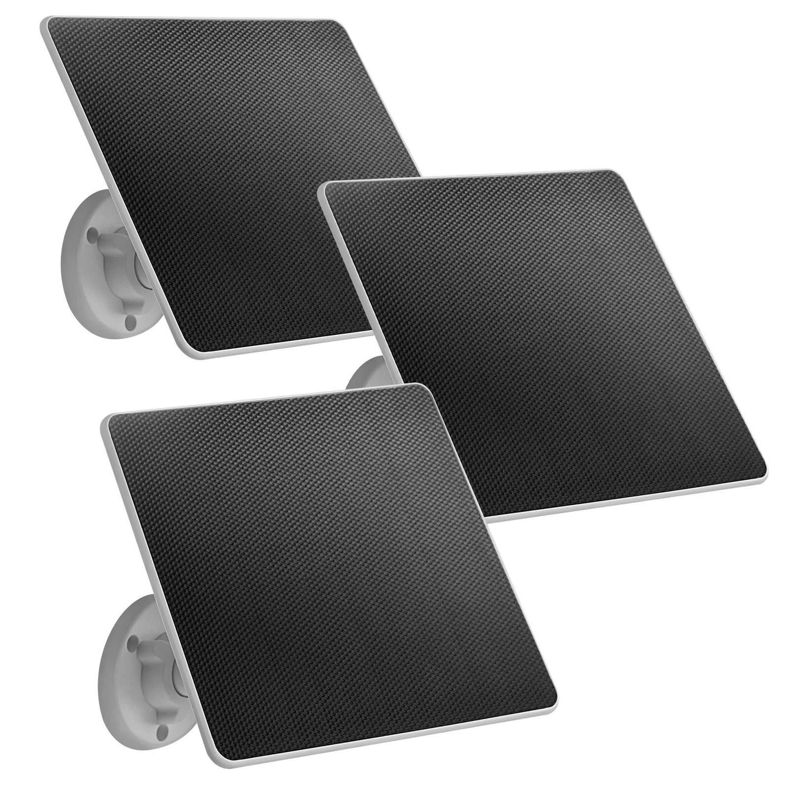6W Solar Panel for Outdoor 5V Solar Panel Charger 3-Pack, USB C & Micro USB S…