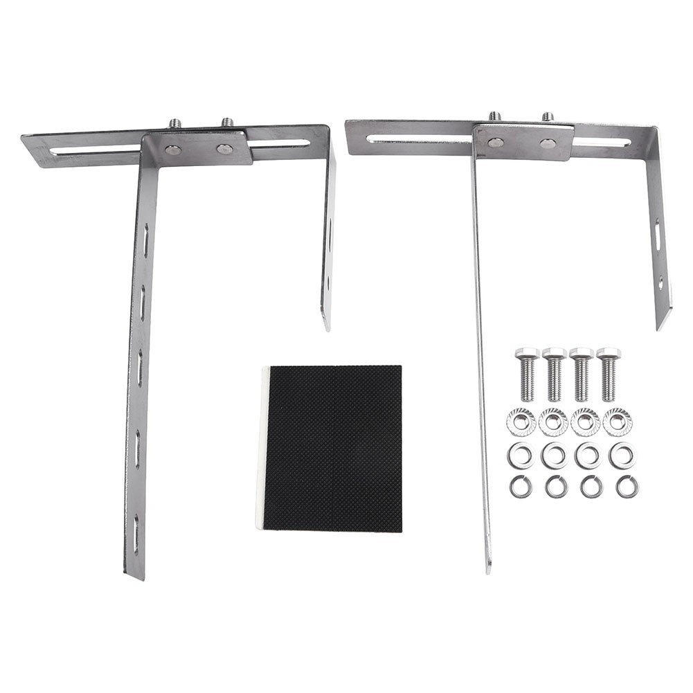For Balcony Adjustable Solar Panel Holder Hooks Stainless Steel Mounting Kit