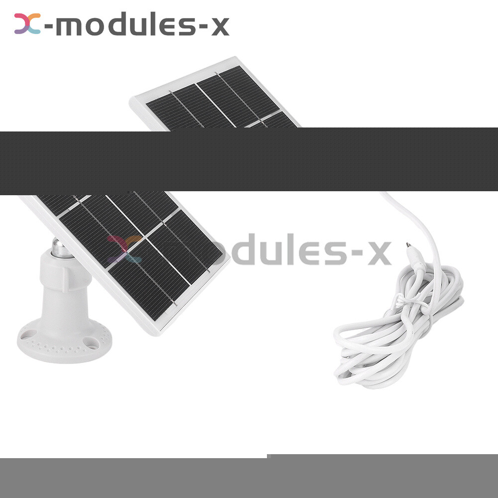 8W 5V Microcrystal Solar Panel+Mounting Bracket For Security Camera Water Pump