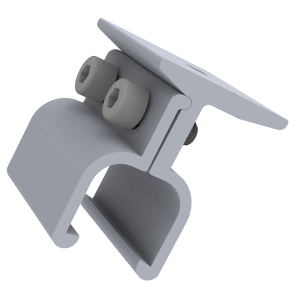 Standing Seam Clamp for Solar Panels on Sheet Metal Roofs Aluminum Alloy 1/4Pcs