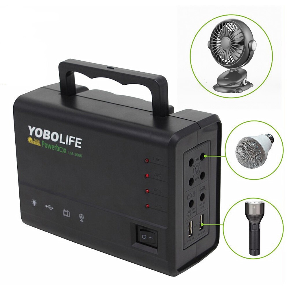 Portable Power Station with Solar Panel Outdoor Generator Power Supply for Home