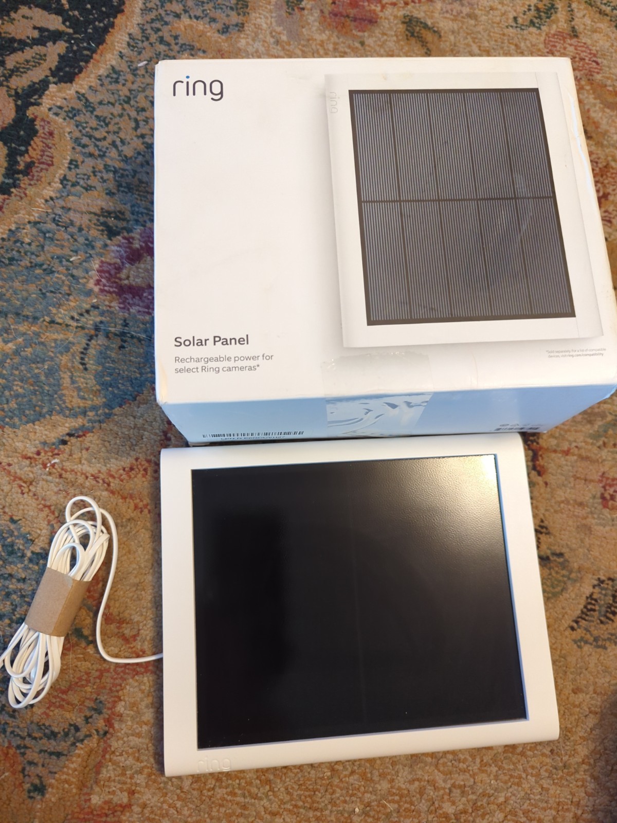 Ring Solar Panel 2nd Generation 4W for Stick Up Cam 5F80E9 USB C New open box