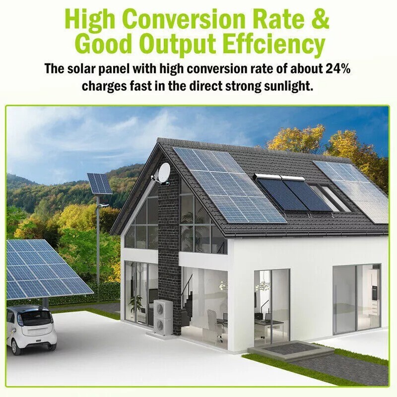 20 Watts Solar Panel Kit 10A 12V Battery Charger w/ Controller Caravan Boat RV
