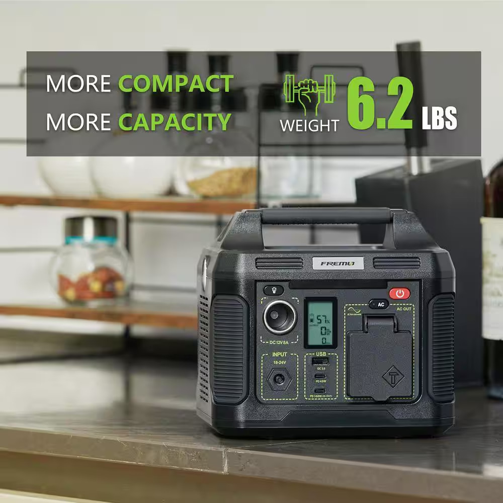 TP300 300-Watt Portable Power Station Push Button Battery Generator