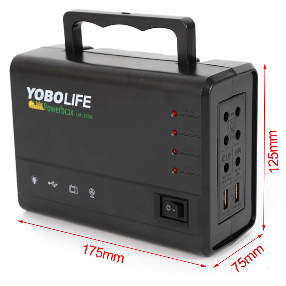 Portable Power Station with Solar Panel Outdoor Generator Power Supply for Home