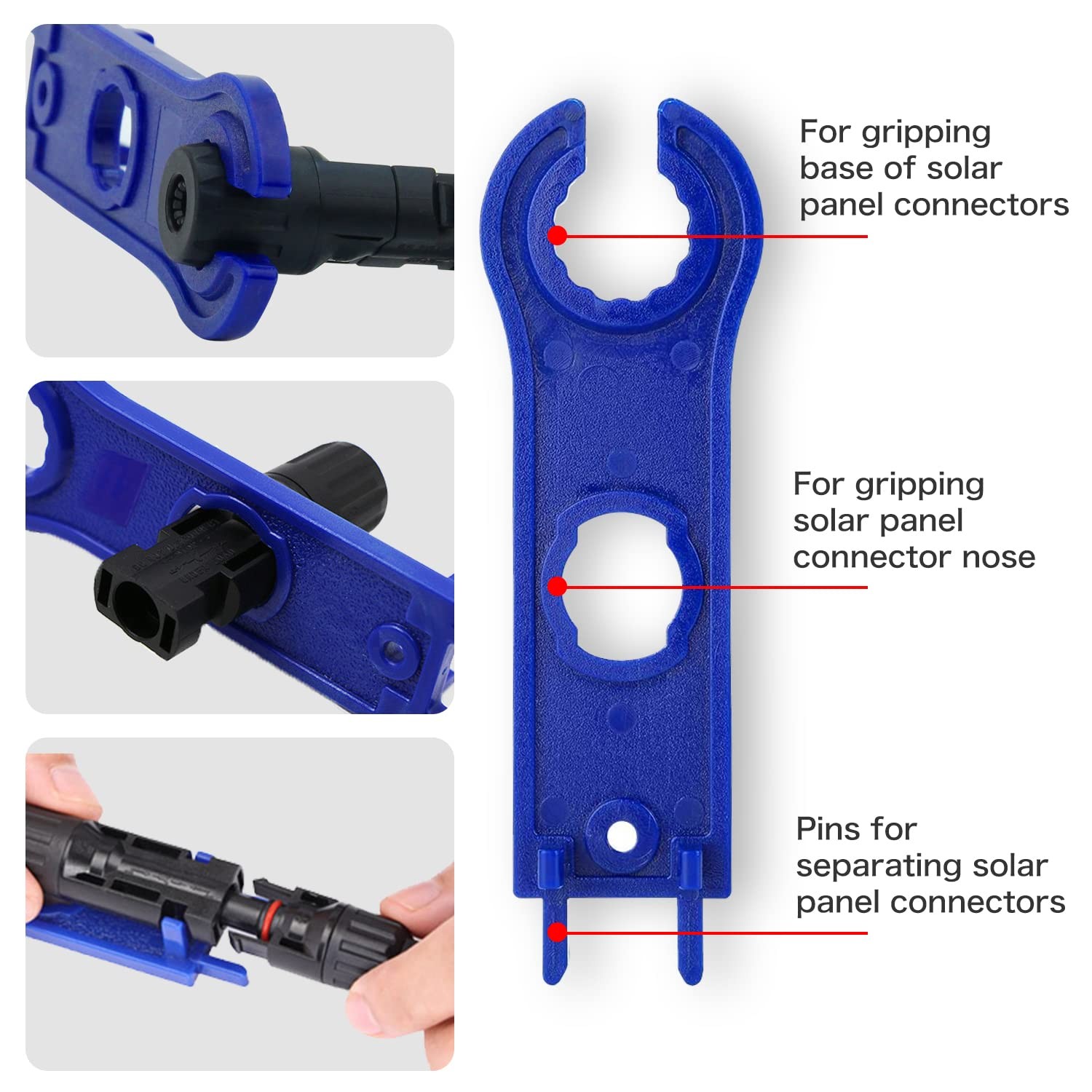 Solar Crimping Tool Kit for 2.5/4/6mm²/1014AWG, with 12 Pairs Male Female Sol…