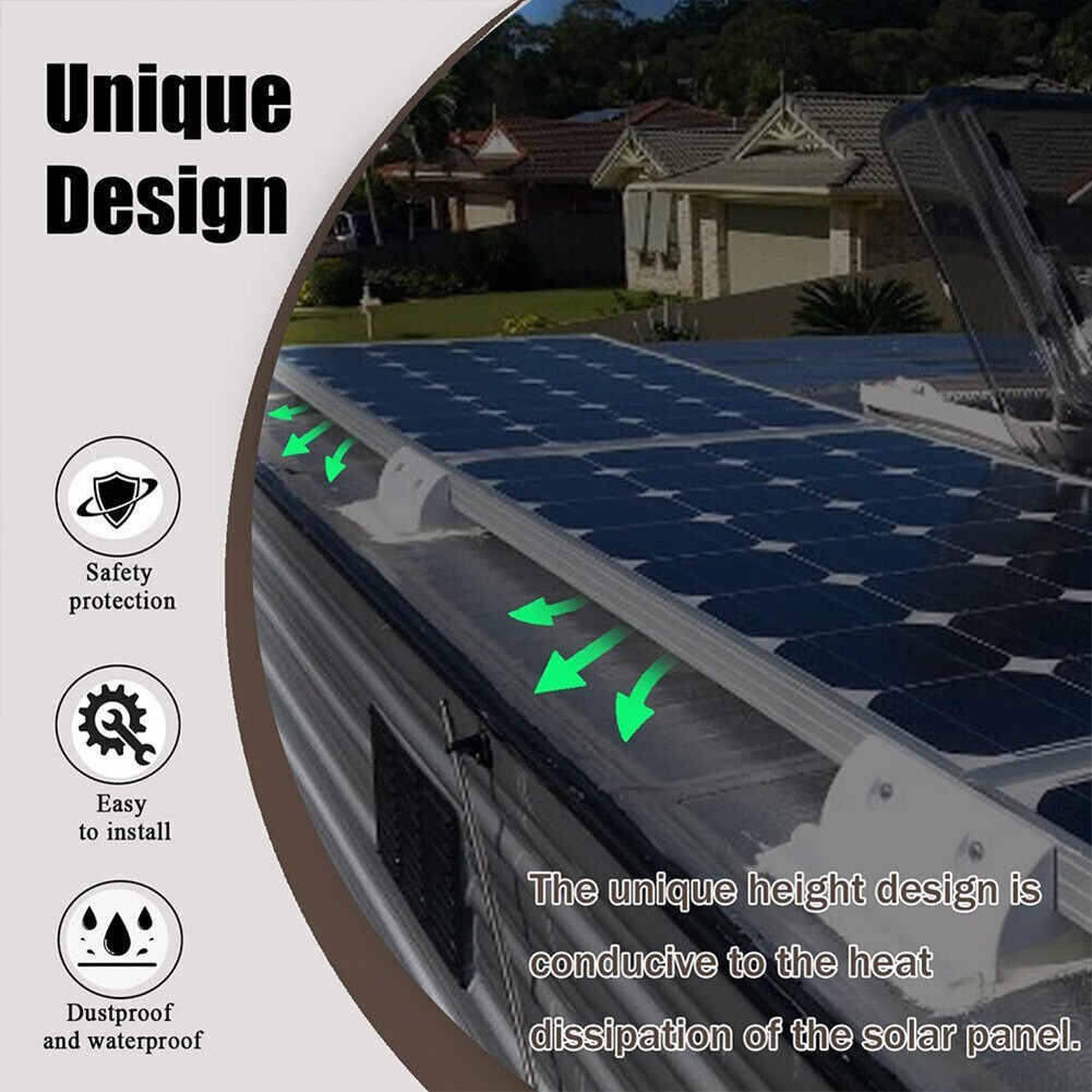 Quick Installation Solar Roof Panel Mounting Brackets for Caravan RV Boat