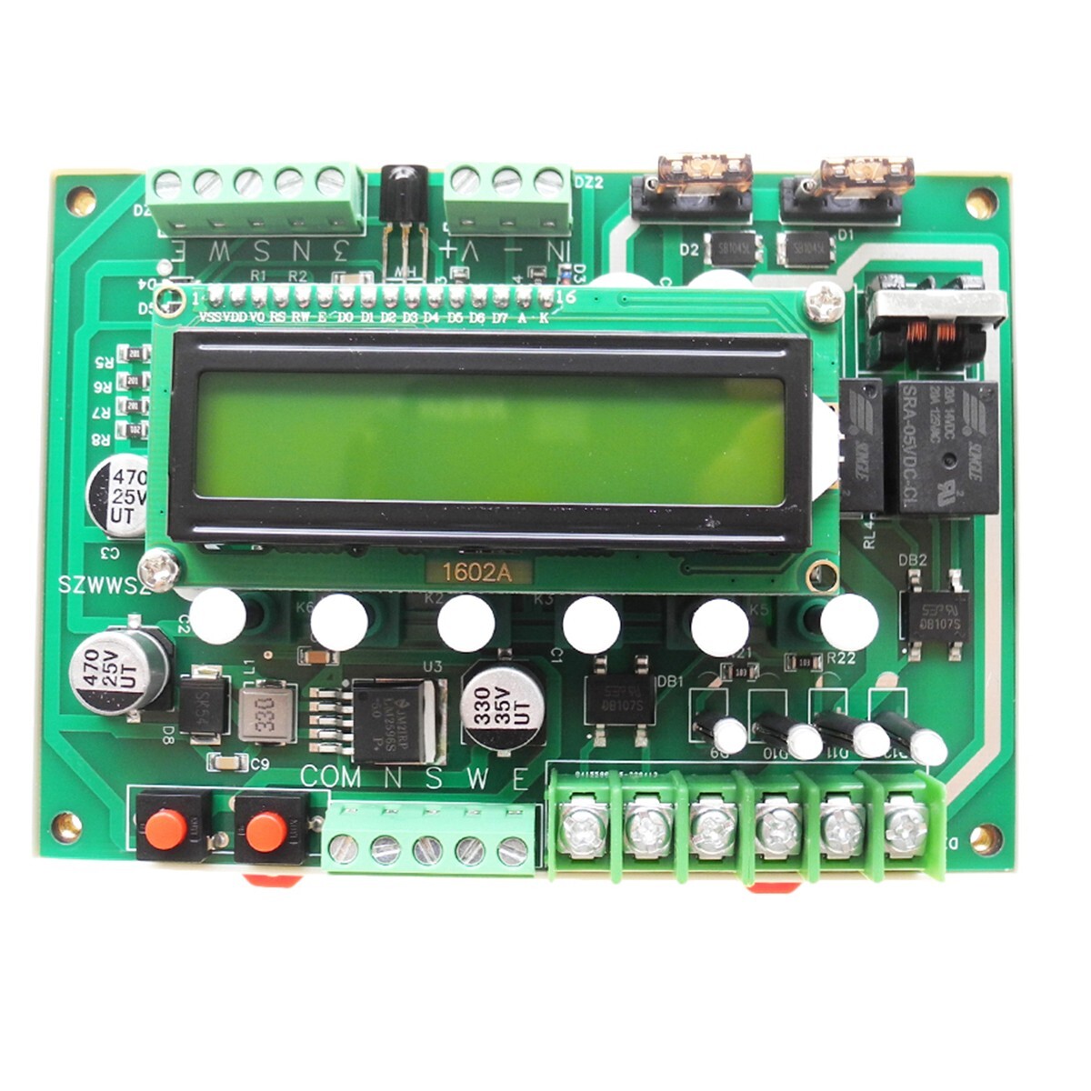 Complete Dual Axis PV Solar Panel Tracking Sun Tracker Electronic LCD Controller