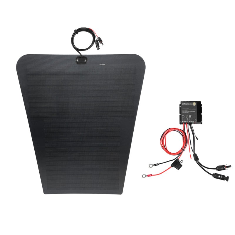 Lensun 90W 12V Flexible Hood Solar Panel for Toyota Tacoma 3rd Gen 2016-2023 Q2