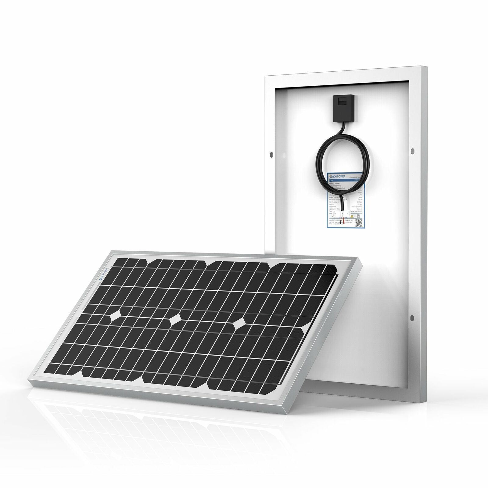 ⭐AP 30 Watt 12V Monocrystalline Off-Grid System Solar Panel⭐️