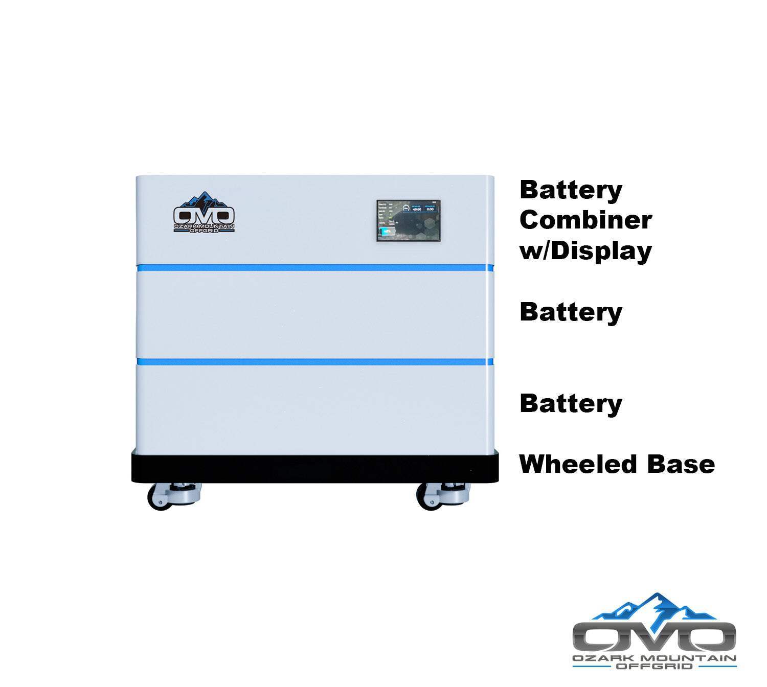 4.4KW Complete Offgrid Solar Kit + 5K Sol-Ark Inverter + 10.24KW OMO Stack Lithi