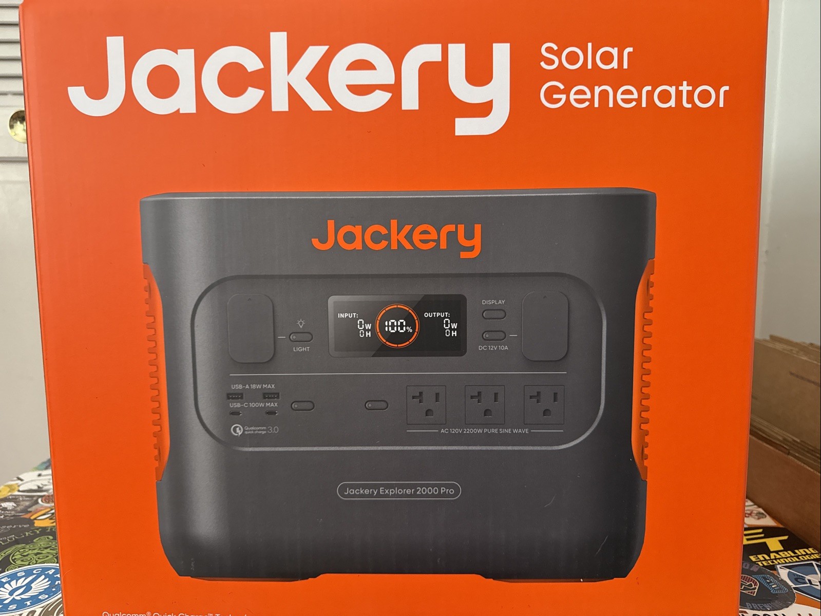 New Jackery Explorer 2000 PRO Portable Power Station – 2160Wh Capacity – SEALED