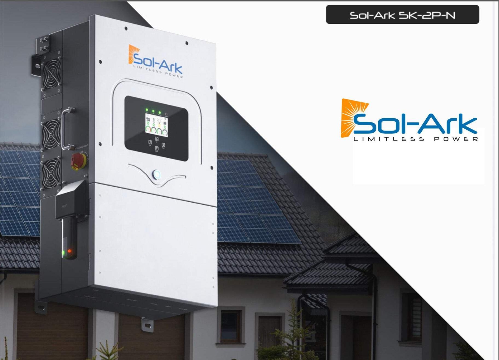 3.3KW Complete Offgrid Solar Kit + 5K Sol-Ark Inverter + 5.12KW OMO 48V Patriot