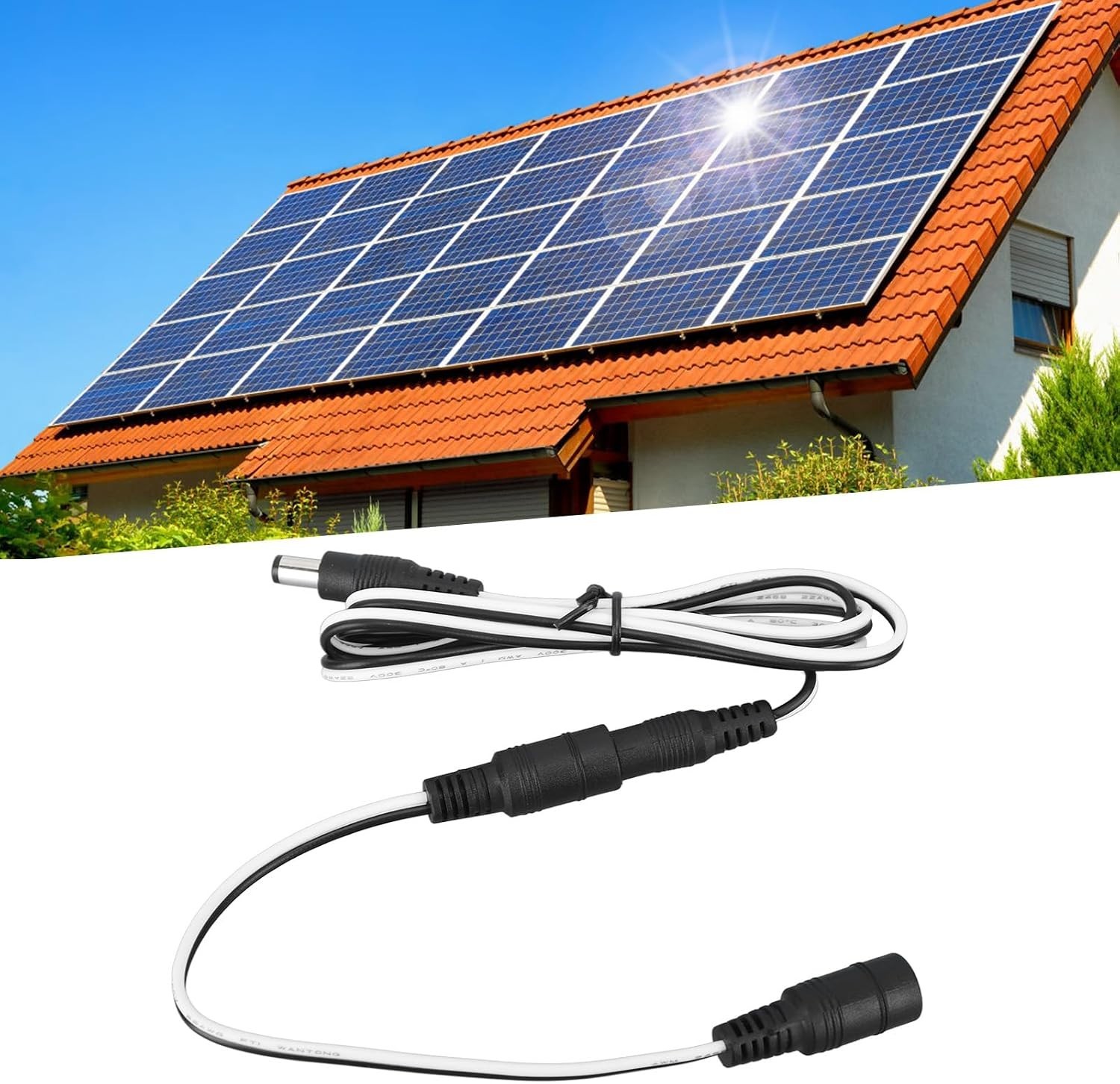 4 Meter Solar Panel Extension Cable 22AWG – Weatherproof DC Connector Wire