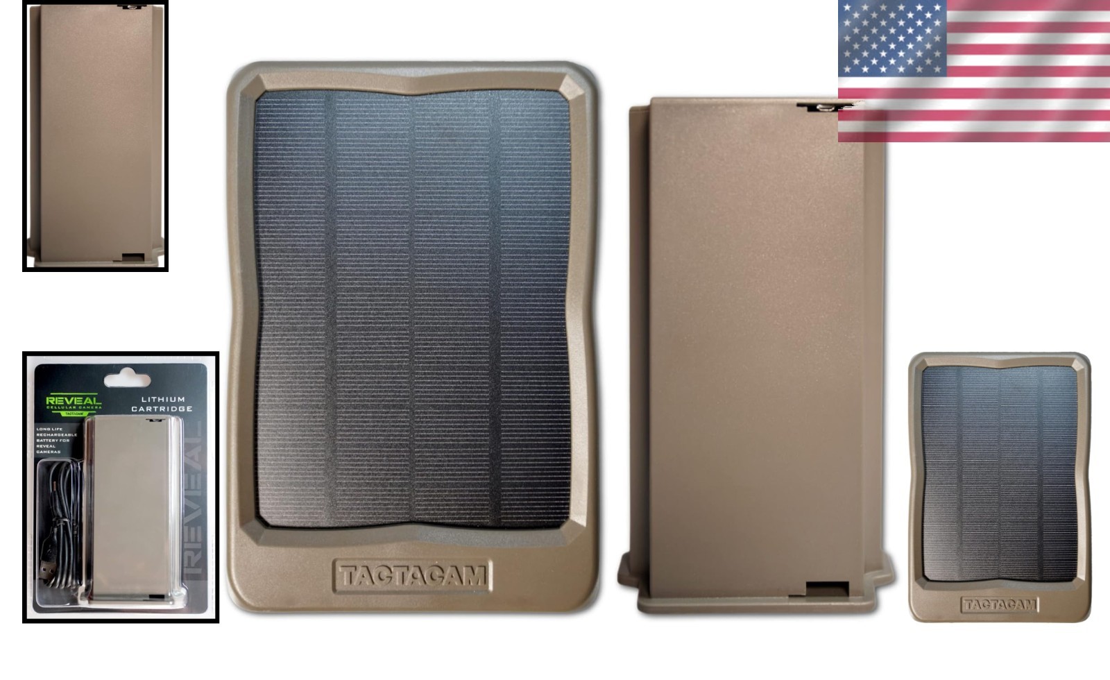 Efficient Solar Panel and Battery Pack for All Reveal Trail Camera Models