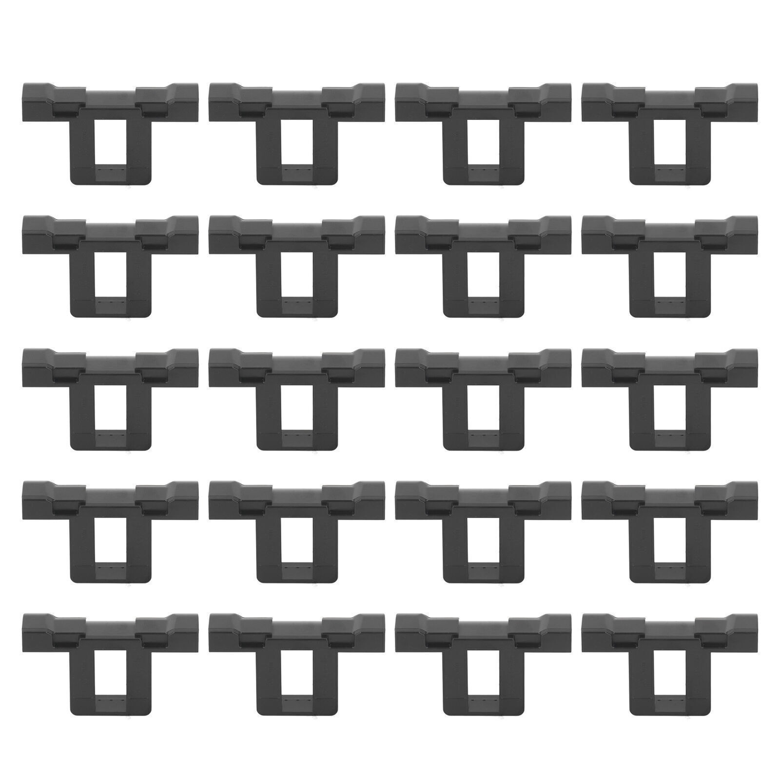 20Pcs Solar Panel Drain Clip Water Guide Buckle Drainage Clamp 35mm ABS