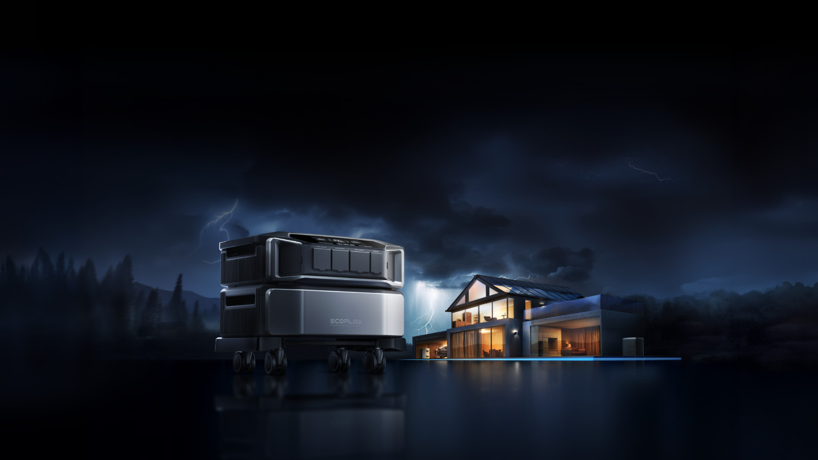 EcoFlow DELTA Pro Ultr Whole Home Power Solution Inverter 7200W & 6000Wh Battery
