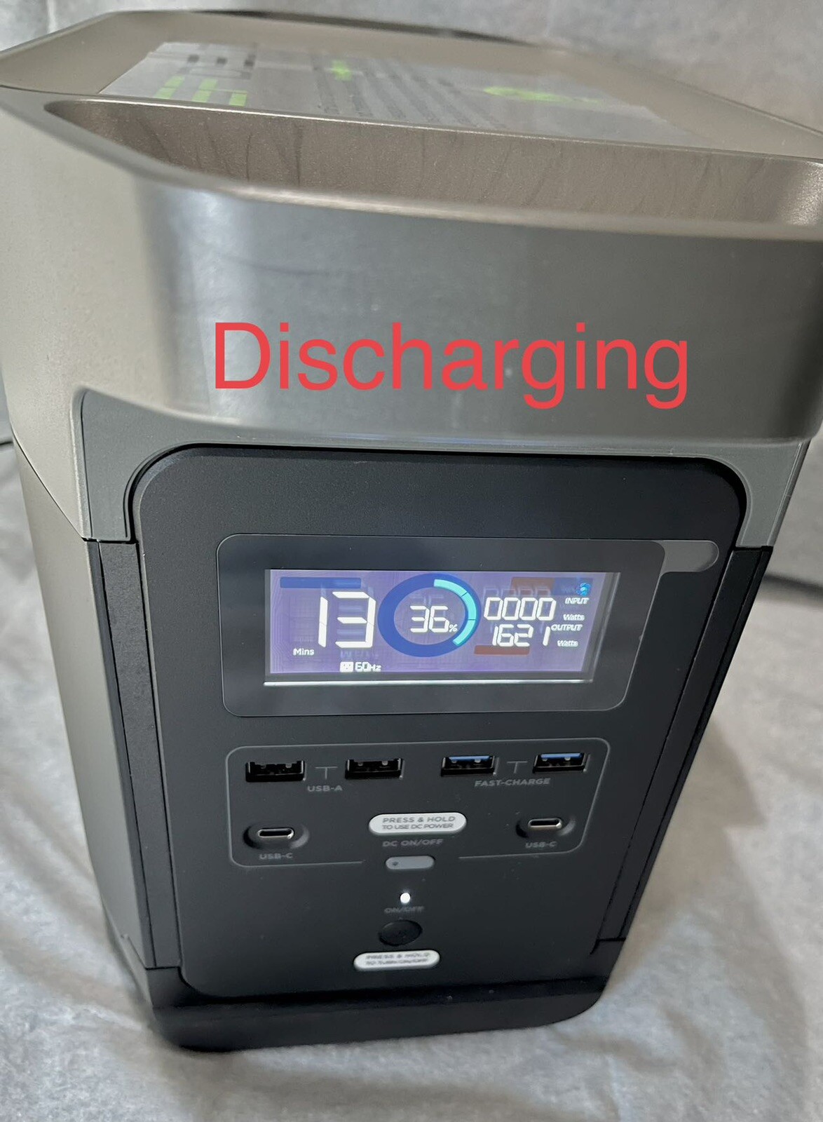 EcoFlow EF DELTA 1300 Portable Power Station 1260Wh Generator *Minor Scratch*