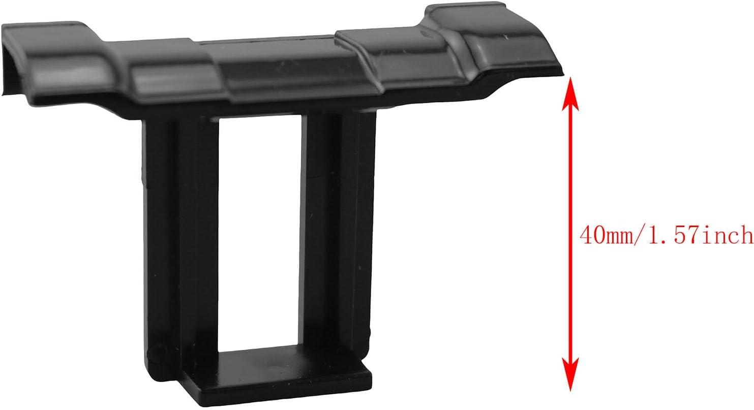 12PCS Plastic Photovoltaic Panel Drainage Clip 40Mm Solar Panel Drainage Chute D