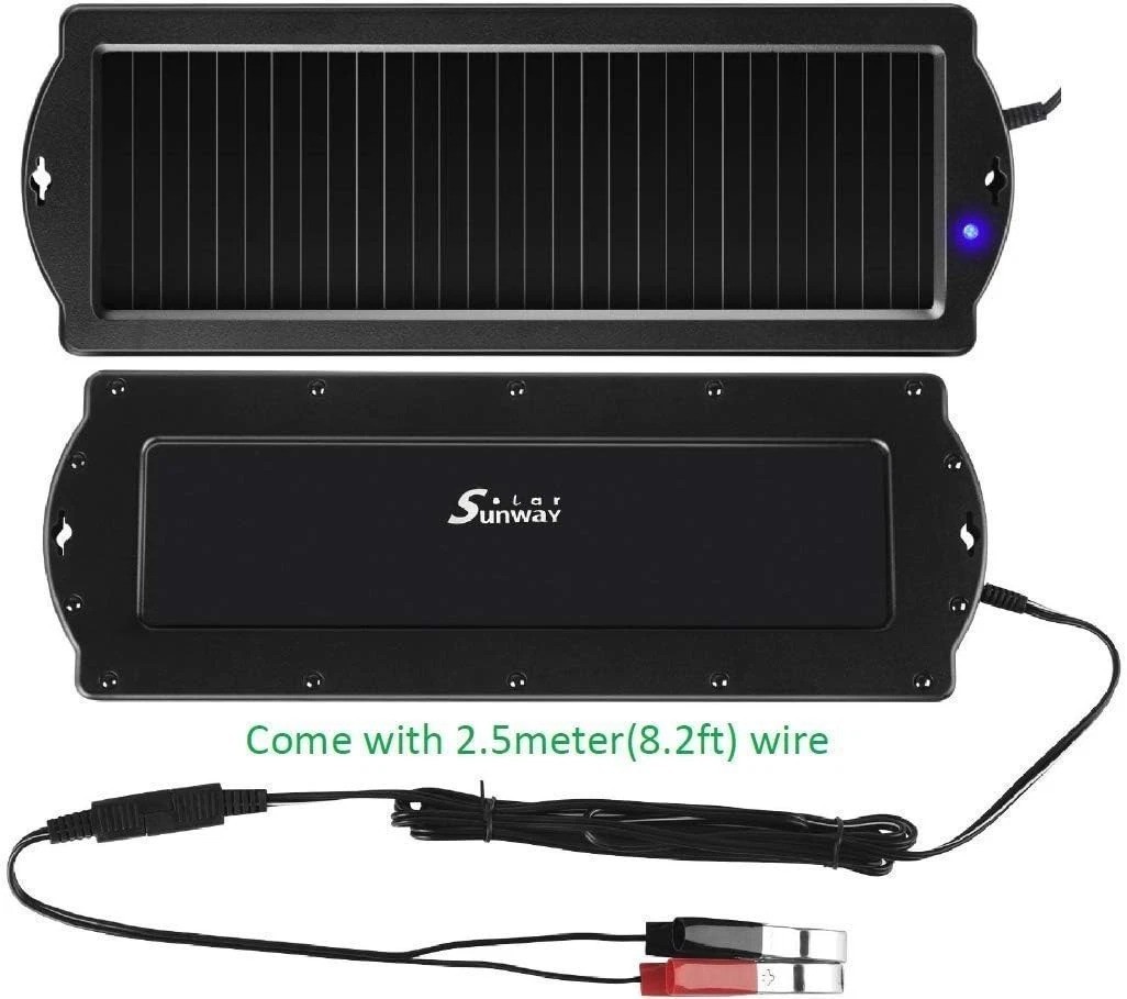 High Efficiency 12V Solar Trickle Charger for Automotive Vehicles