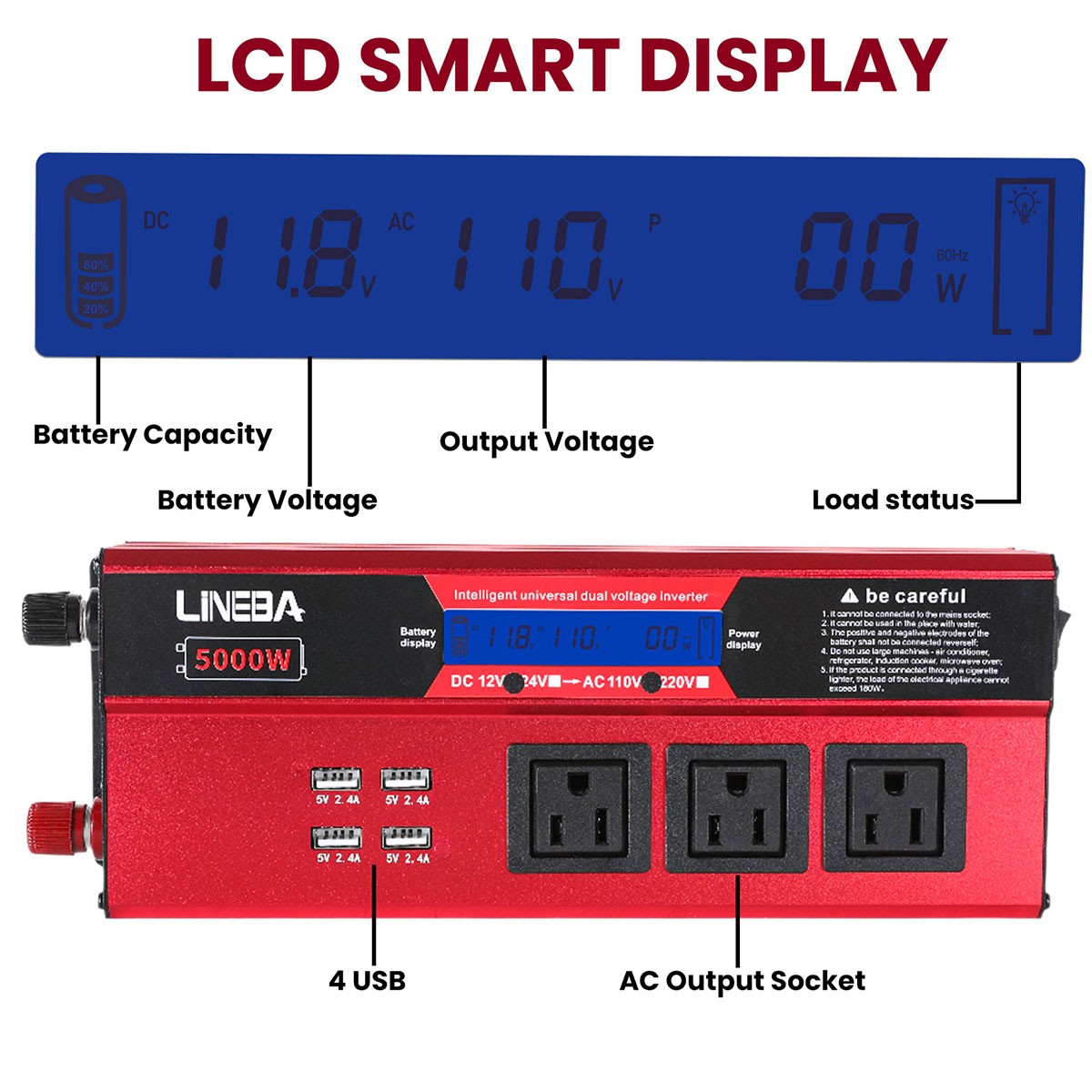 100W 200W 12V Complete Solar Power Kit Solar Panels Battery Controller Inverter