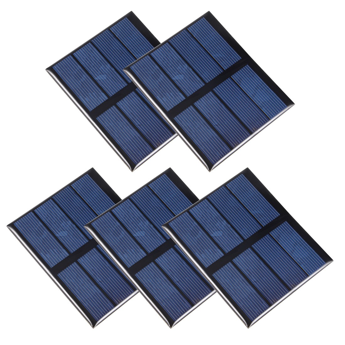5X 0.6W 2V Micro Solar Panel Module DIY POLY for Toys Charger
