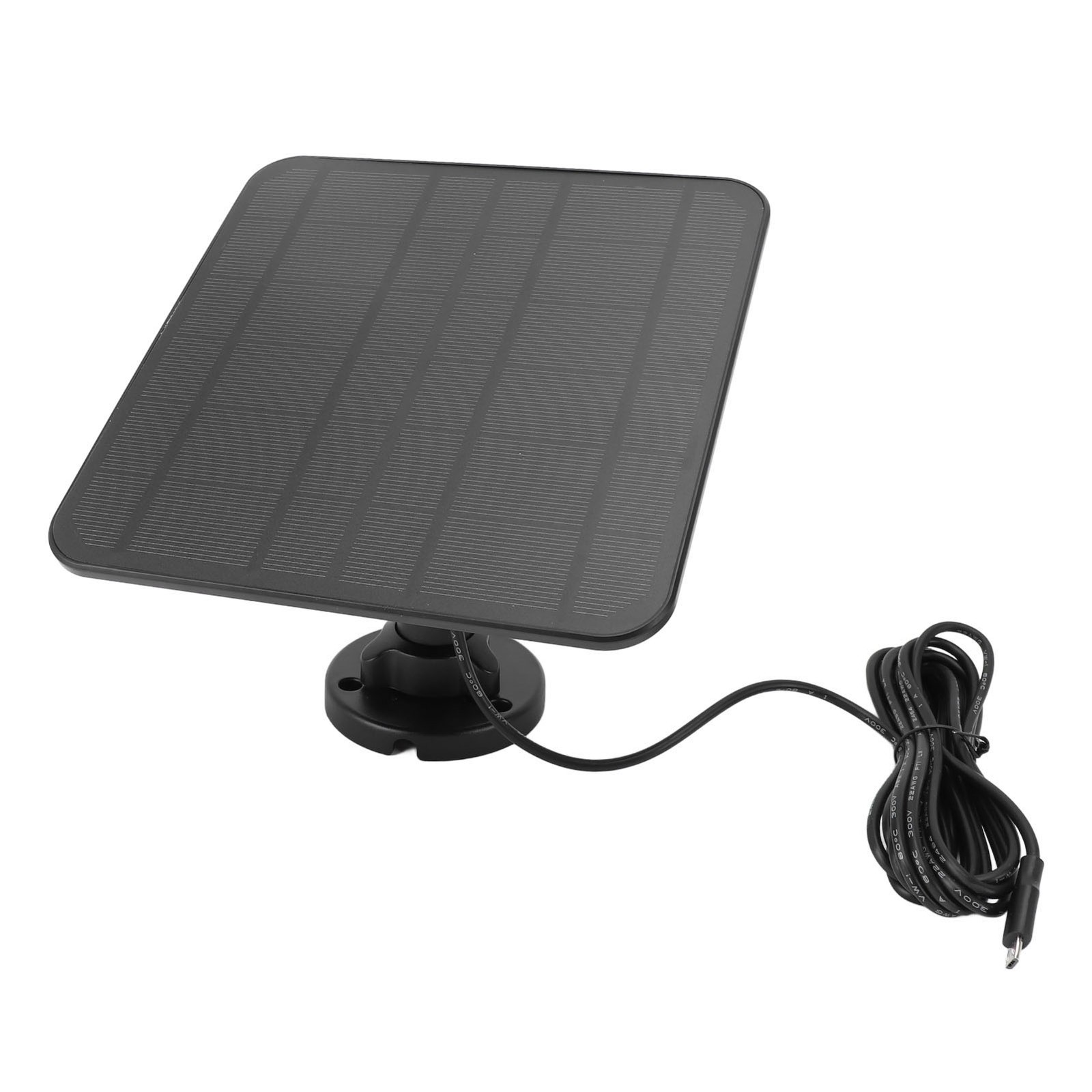 Solar Panel 6V 5W Type C Port IP65 Waterproof 360 Deg Rotatable For