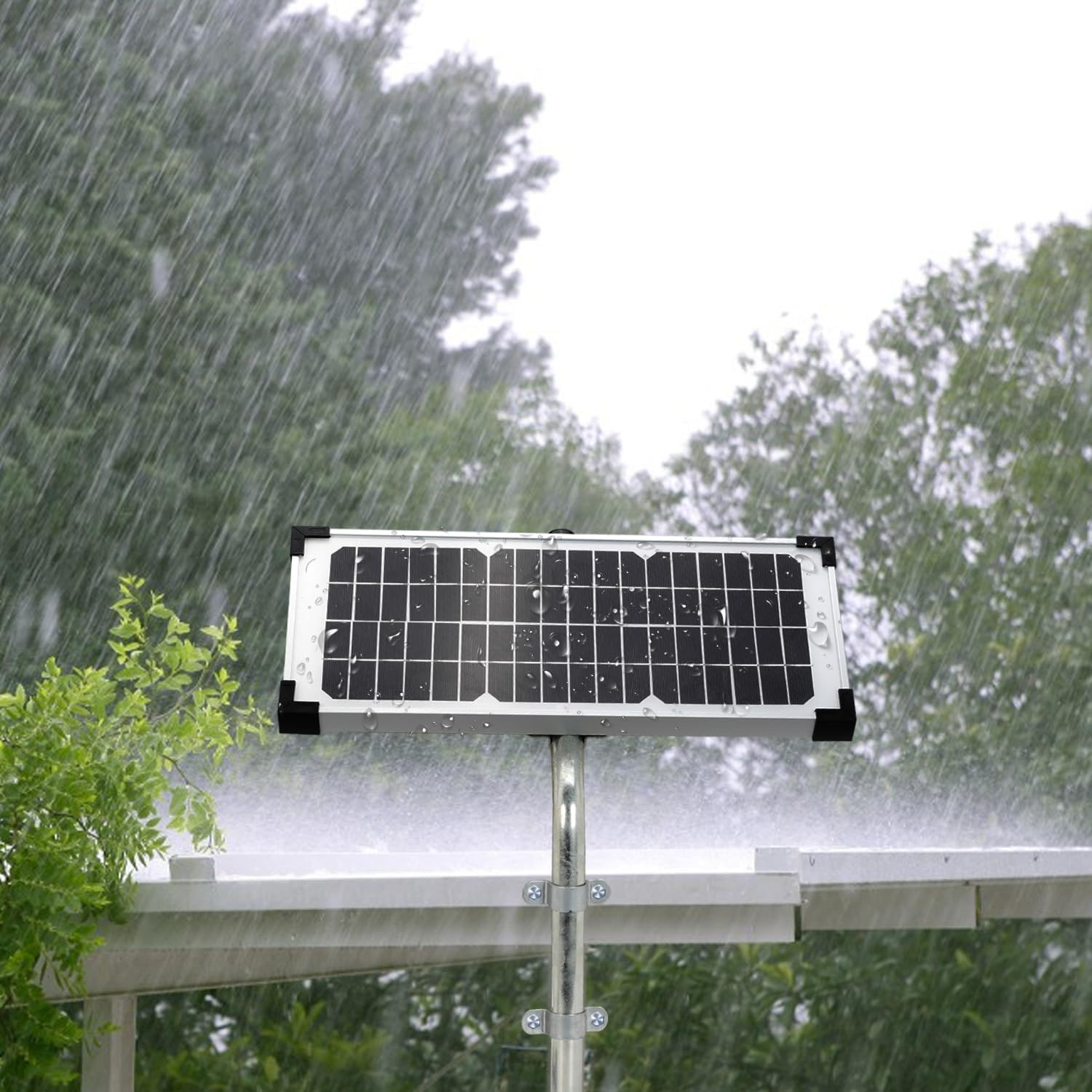 10 Watt Solar Panel Kit Replace FM123 for Mighty Mule FM200 FM350 FM500 FM502 MM