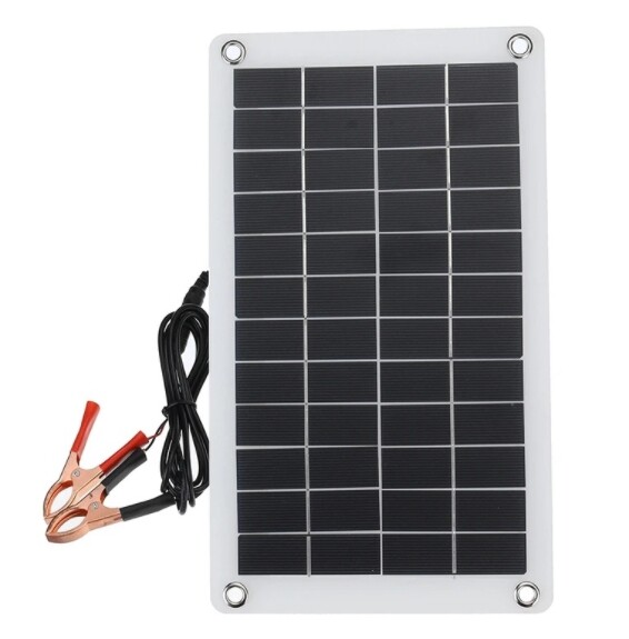 7.5W 12V solar panel charger solar panel semi flexible clip car charger (30W)