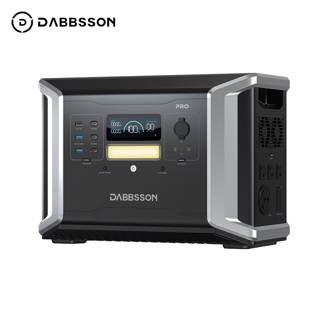 Dabbsson 4600W Max 2760Wh Power Station Solar Generator Home Backup Camping RV