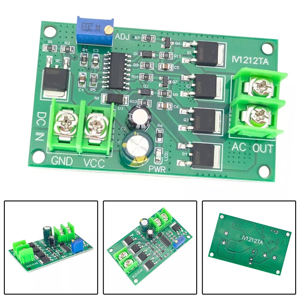 12V DC to AC Inverter 200W Square Wave Generator for Various Applications