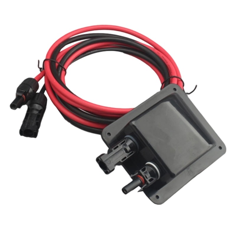 ABS Double Cable Waterproof Solar Panel Connectors for Campers Installation