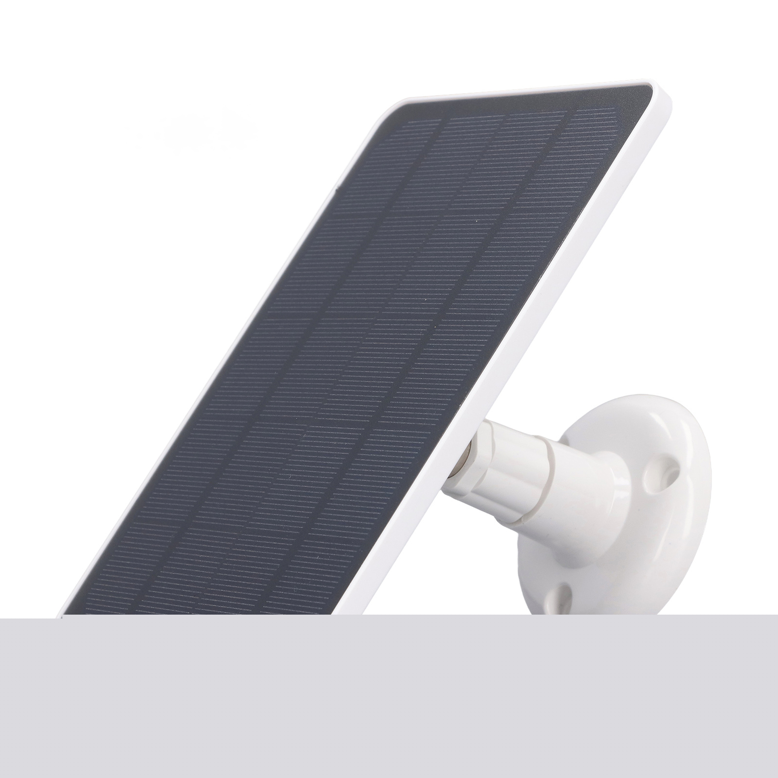 Solar Panel 4W Battery Charger Micro USB Camera Charging Solar Panel White