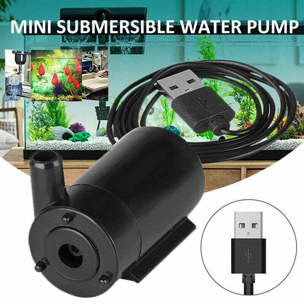 High Quality Water Pump Plumbing Parts 1M Cable Black Brushless Motor Pvc