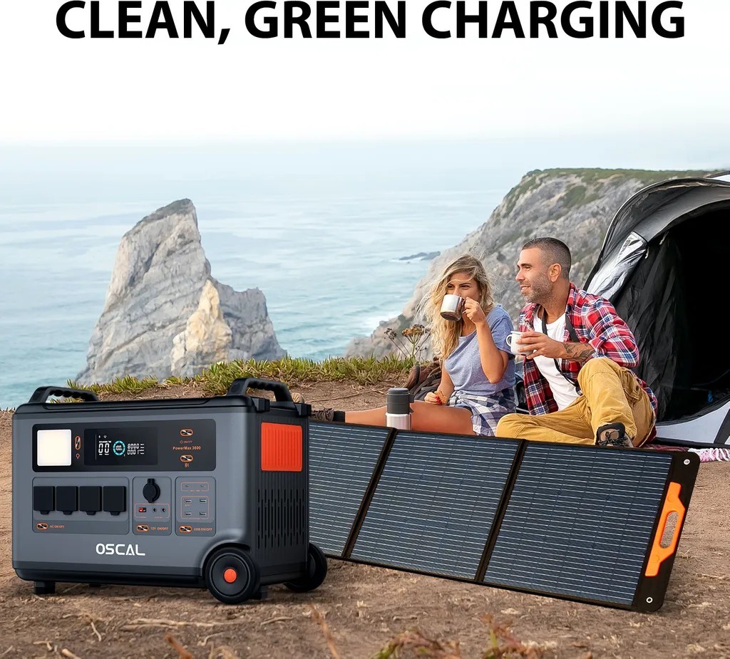 Blackview OSCAL PowerMax 6000 Portable Power Station 6000W 3600Wh + Solar Panel