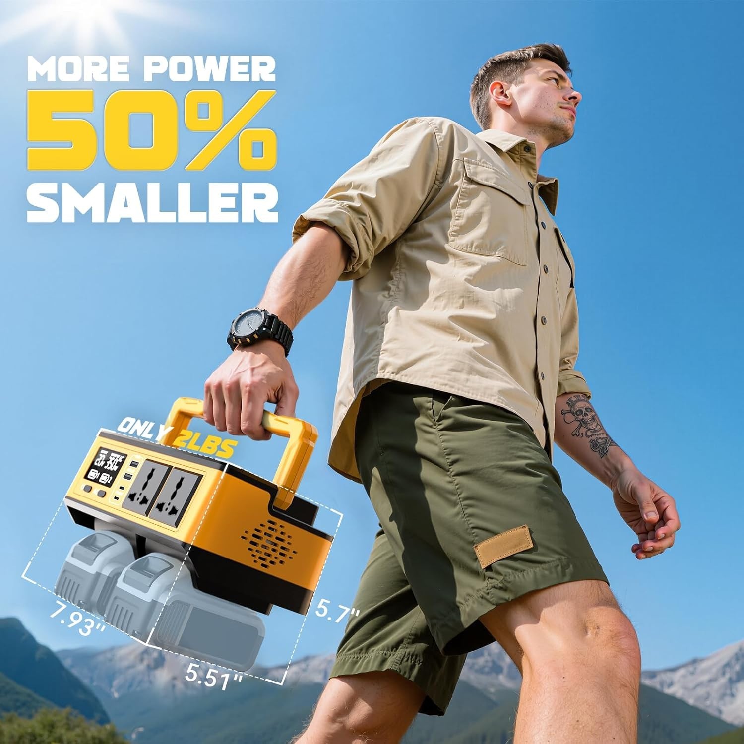 350W Power Station Compatible with Dewalt: Portabl=**$