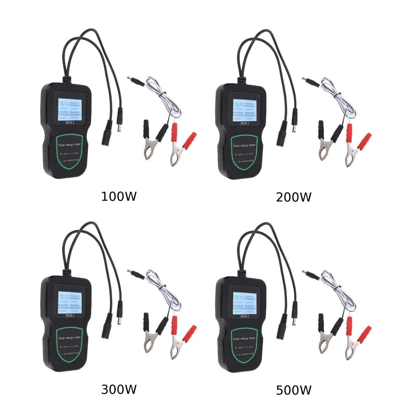 Photovoltaic Panel Tester with LCD Display Solar Tester for Power Measurement