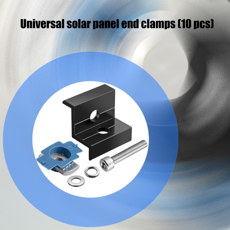 10Pcs Adjustable Solar Panel Mounting Bracket Clamp Wide Photovoltaic Support