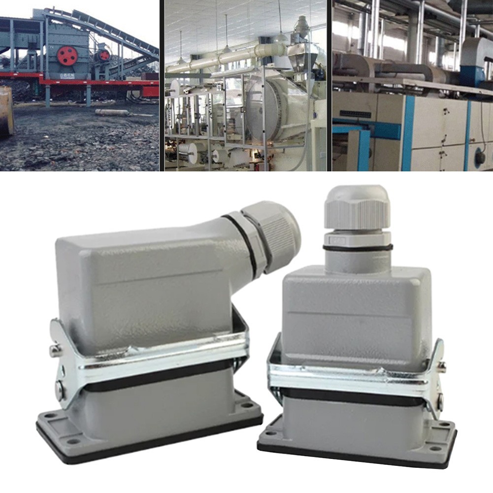 Reliable 6 Pin Industrial Rectangular Connector Resistant to Extreme Conditions