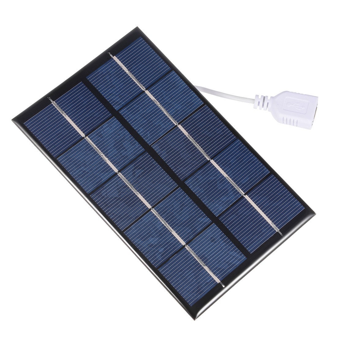2W 5V Solar Panel Module DIY Polysilicon with 455mm Wire for Phone Toys Charger