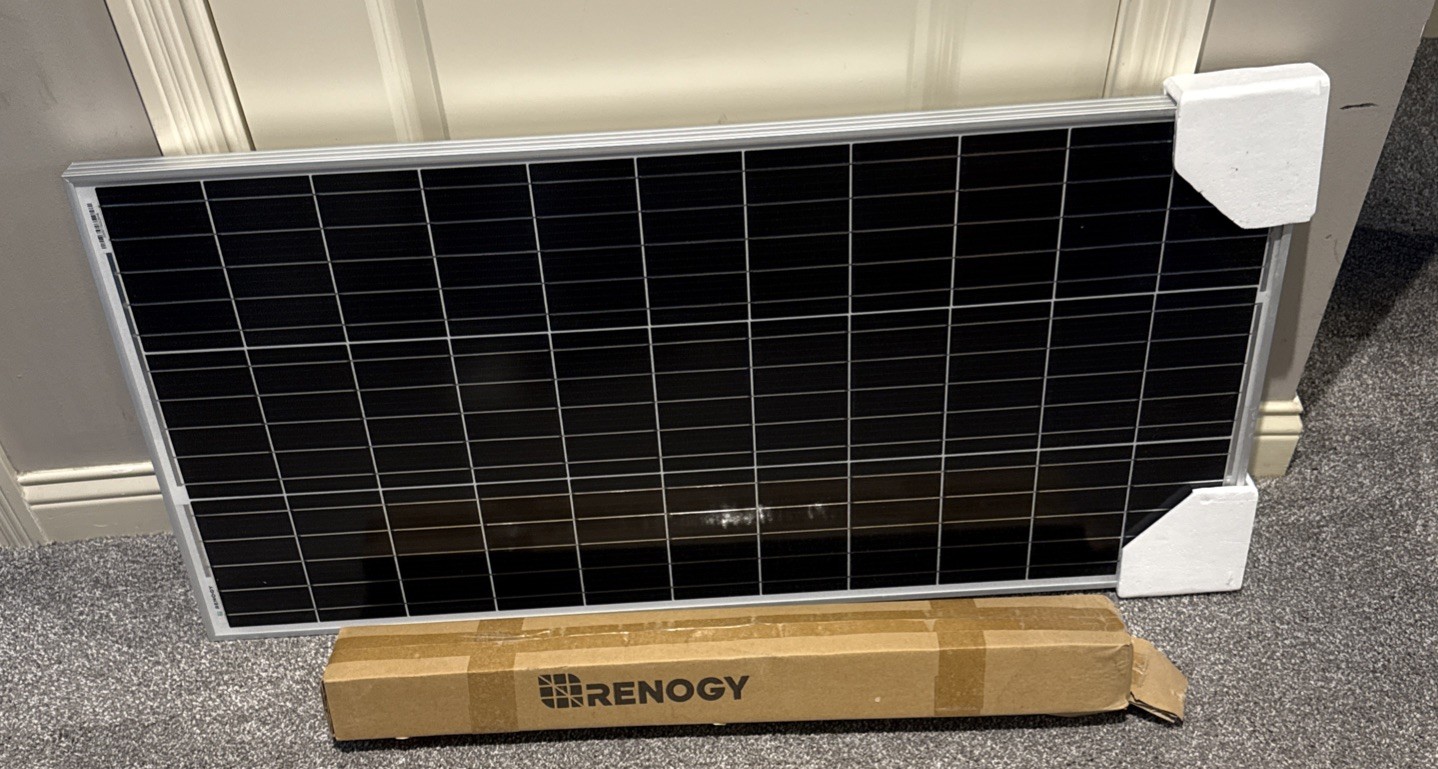 Renogy 100W 12V Solar Panel RNG-100D-S Mono RV Off Grid – Open Box