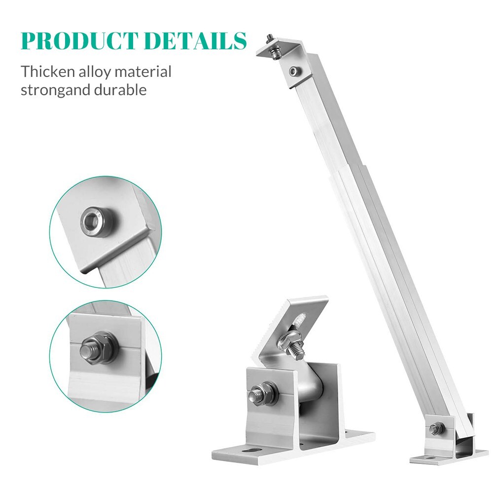 2/4/6x Roof Adjustable Solar Panel Mounting Brackets Kit System for Solar Panels