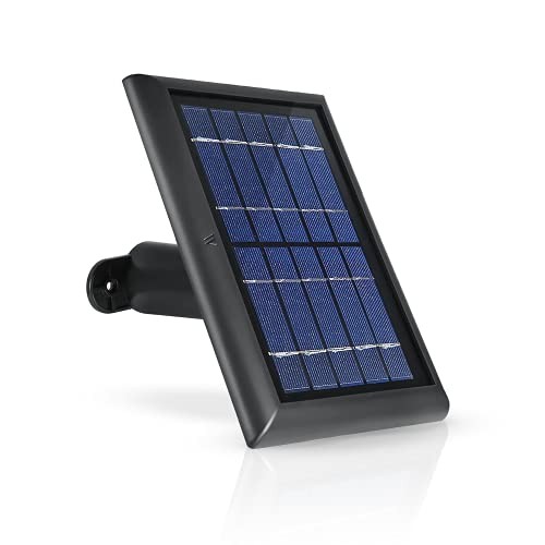 Solar Panel Compatible with Ring Spotlight Cam/Plus/Pro Battery, 1 Pack Black