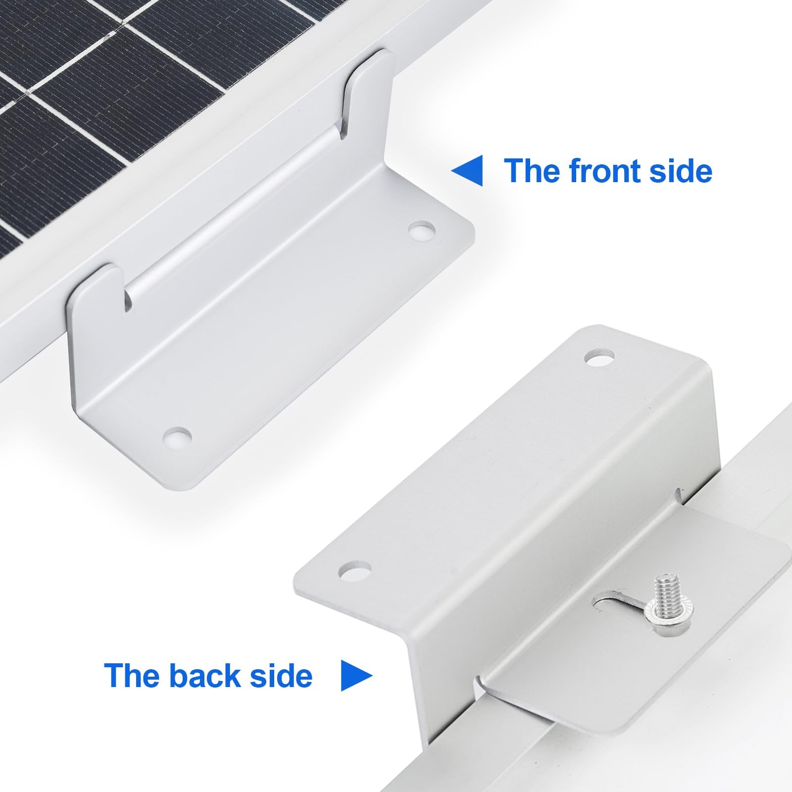 16 Units Solar Panel Mounting Brackets,Z Bracket Sets Lightweight Aluminum