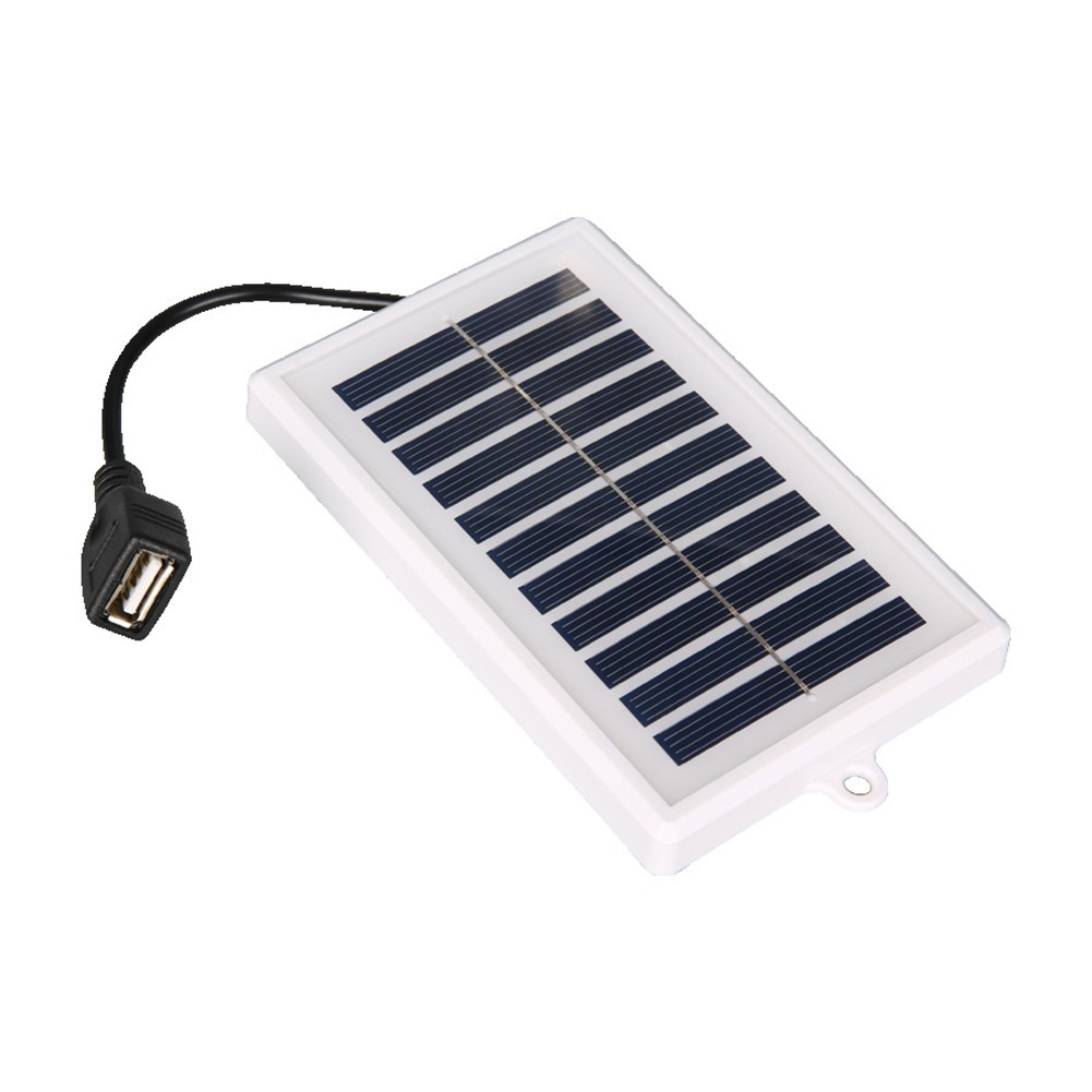 2W 5V Portable Solar Charging Board 5x3x0.5CM USB Output for Outdoor Use