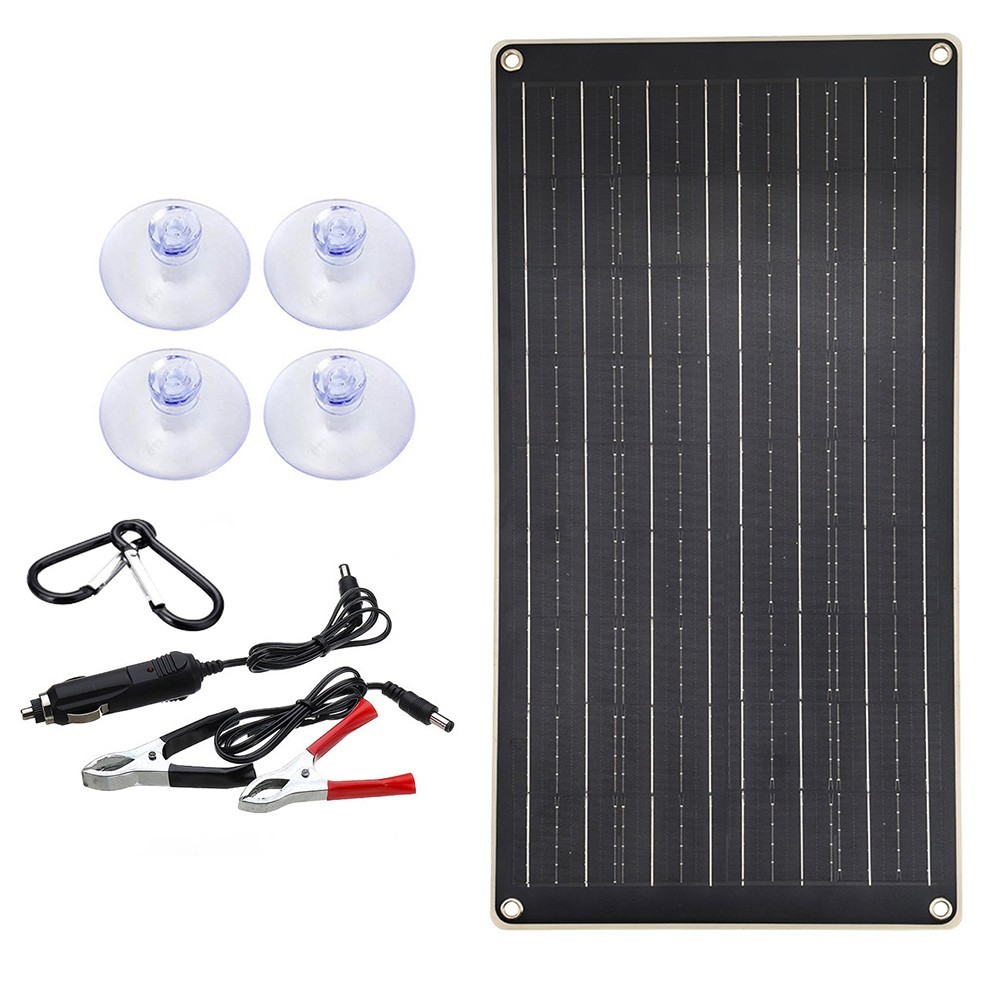 Dual USB 40W Solar Panel 18V for Outdoor Mobile Phone and Vehicle Charging