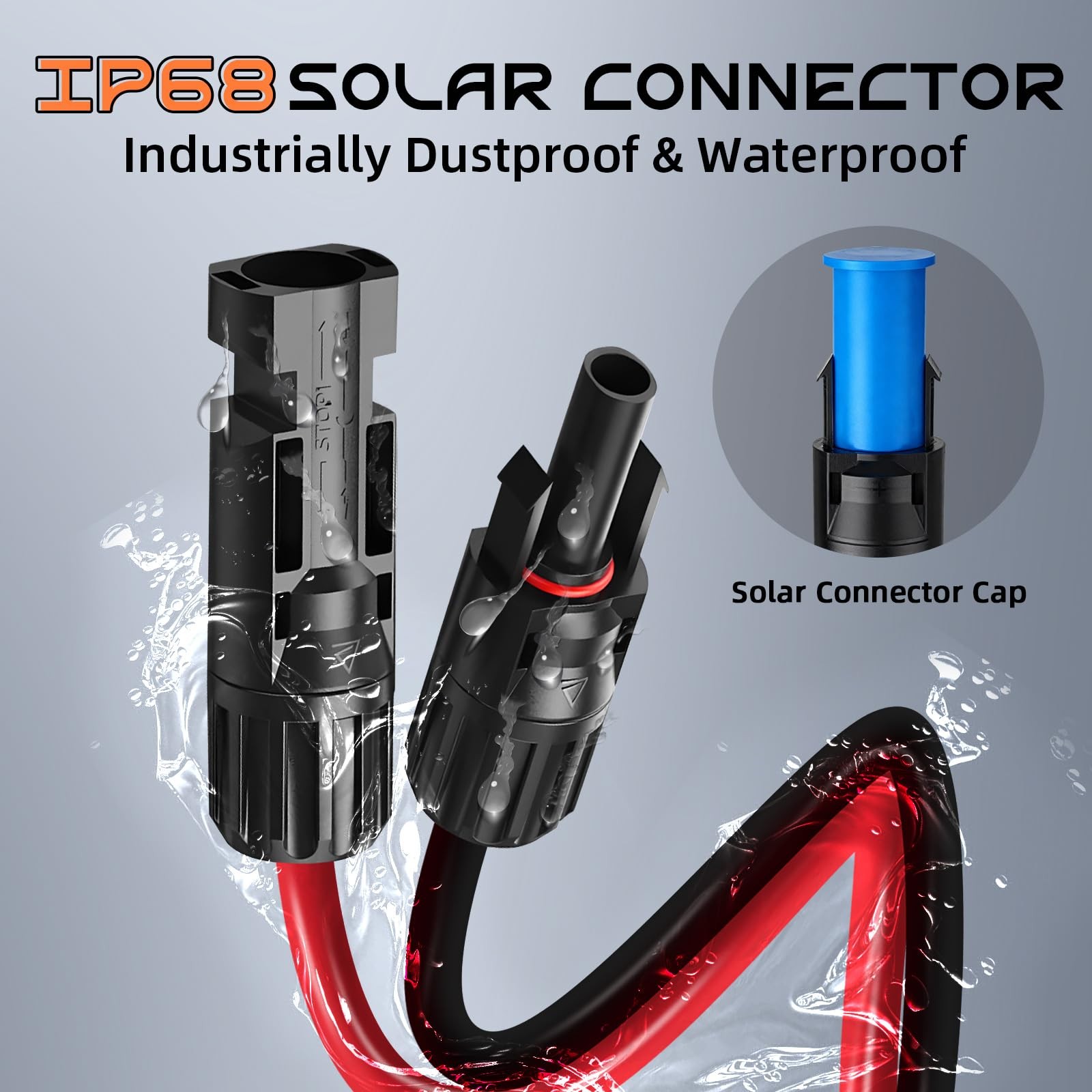 10FT 10AWG Solar to XT60i, 3 6 10 16 20 25FT Solar Panel Connector to XT60i-F…