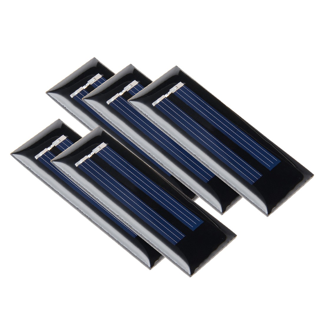 5Pcs 1V 50mA Poly Mini Solar Panel Module DIY for Phone Toys Charger 55mmx21mm