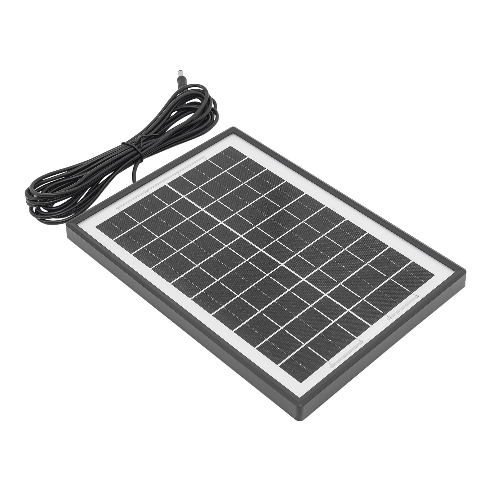 Freestanding Solar Fan Lamp Kit Solar Lighting Solar Powered Fan w/ 3 Bulbs